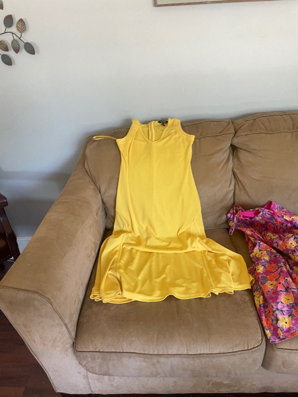 Ralph Lauren Yellow Petite Dress